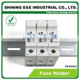 FS-033L2 With LED Indicator 380V 32A 3 Pole 10x38 Fuse Holder thumbnail-5