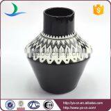 Wholesale Black & White Small Size Porcelain Antique Vase thumbnail-3
