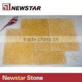 French Pattern Marble Bright Golden Jerusalem Limestone Tiles Floor thumbnail-1