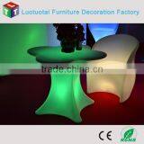 PE Plastic Cordless LED Sofa Chair LED Light up Chair for TV Furniture /home /nightclub Bar/party thumbnail-6