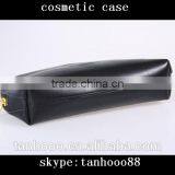 High Quality Black Shell Shape Makeup Case Leather Cosmetic Bag Case thumbnail-4