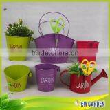 Flexible High Quality Decoration Metal Handbag Shaped Flower Pot thumbnail-1