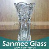 Flower Embossed Crystal Home Decoration Vase thumbnail-1