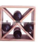 Hang on the Wall Wooden Wine Bottle Wooden Rack thumbnail-4