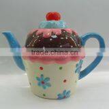 Lovely Teapot/ceramic Tea Pot/ Porcelain Teapot for Home Decor
