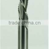 solid carbide two flute roughing spiral bits