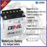 Lead Acid Starting Battery Dry Charge SEALED MAINTENCE FREE Motorcycle Battery (12v2.5ah) thumbnail-1