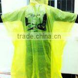 PE Disposable Plastic Raincoat for Outdoor thumbnail-2