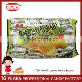 Lemon Cream Filled Sandwich Biscuits Snack thumbnail-1