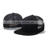 2017 Custom Trucker Snapback Cap Embroidery Flat Brim Snapback Mesh Hat 6 Panel Cap thumbnail-6