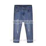 2016 Euro Fashion Style Jeans Personality Skinny Trousers Cropped Jeans thumbnail-2