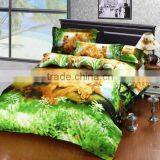New Design Digital Maple Leaf Printed Hotel Bed Sheet thumbnail-3
