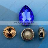 Drop Shape Light Topaz Crystal Fancy Stone for Jewels Dresses thumbnail-2