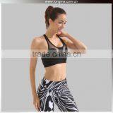Printed Private Label Girl Hooded Custom Sublimation Genie Sports Bra thumbnail-2