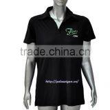 Women Embroidery Polo Shirts , 92% Polyester & 8% Spendex Oem by Viet Nam Factory thumbnail-1