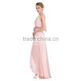 Maxnegio Sexy Fashion Summer Maxi Patchwork Halter Dress With Belt and Tassel Eveing Dress thumbnail-5