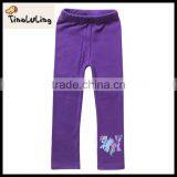 Girls Leggings 2015 Hot Sell Kids Leggings NEW Kid Pants Full Length Girls Pants Cute Purple Legging for Girls ,children Pants thumbnail-2