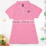 OEM High Quanlity One-Piece Dress Short Sleeve Polo Neck Casual for Woman thumbnail-2