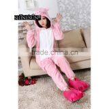 New Winter Unisex Men Women Adult Pajamas Cosplay Costume Cartoon Animal Pig Sleepwear thumbnail-4