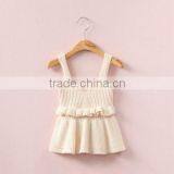 2-7 Years 2017 Wholesale Autumn Cotton Knitted Strap Girls Vest thumbnail-4