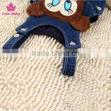 Kids Sling Denim Pants Cartoon Vest Children Trousers Fit 1-2-3T Baby Unisex thumbnail-5