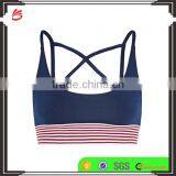 High Impact Custom Blank Wholesale Sports Bra Outdoor Compression Sports Top Women Jogging Bra thumbnail-1