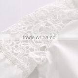 Wholesale Puff Sleeve Kids Girl Shirt White Blouse for Little Girls thumbnail-5