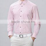 New Design Men Casual Shirts Fancy Plaid Design Wholesale Clothing thumbnail-1