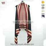 Latest Design Knitted Pattern Sweater Women Poncho thumbnail-1
