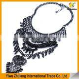 Unique Fashion Design Beautiful Lotus Flower Pendant Necklace Sliver Plated thumbnail-2