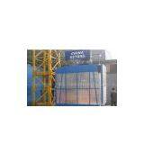 SC100 Personalized Goods Material and Personnel Hoist With 0 - 63m/min thumbnail-1