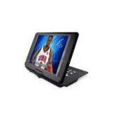 Swivel PAL / NTSC Portable Dvd Players 10 Inch Screen With MP3 MP4 Games