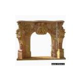 Yellow Marble Fireplace Surrounds/Statuary Mable Fireplace Mantels/Marble Fireplace/Marble Mantels/stone fireplace surrounds