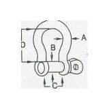 Us Type Bow Shackles thumbnail-2