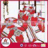 100% Polyester Home Choice Bedding Set,3pc Big Flower Pattern Microfiber Bedding Set thumbnail-5