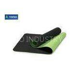 Natural Fitness Yoga Mat TPE With Silk Screen Printing / Exercise Mattress