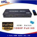 High Quality HDMI V1.3 3 Ports HDMI Switch 3x1 HDMI Switcher Box