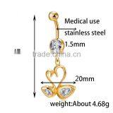 Belly Button Dream Catcher Gem Big Fashion Crystal Ring thumbnail-2