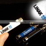 Mini Aluminum Projection Logo ABS Bottle Keyring Projector Logo Keychain thumbnail-3