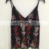 The 2017 summer net cloth embroidery condole belt unlined upper garment