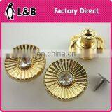 Wholesale Metal Alloy Jeans Button Gold Metal Button for Lady Jeans