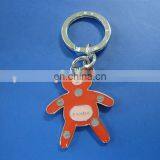 Custom Design Metal Keychains With Epoxy Flower Shape thumbnail-4