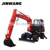 Engineering Used 8 Ton Wheel Excavator Excavator for Sale in Dubai thumbnail-7
