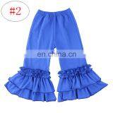 Kids Girls Bell Bottom Flare Pants Wide Leg Pants Printed Floral Flare Palazzo Pant Trousers 20colors 5 Size Free Shipping thumbnail-3