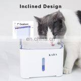 Manufacturer Wholesale Automatic Battery Drinking LED Cat Water Fountain thumbnail-3