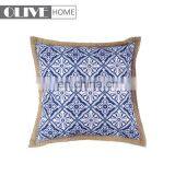 New Design Gold-rimmed Waterproof Printing Wholesale Cushion For Outdoor Patio Furniture thumbnail-2