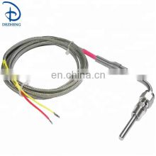 K type thermocouple with metal braided wire