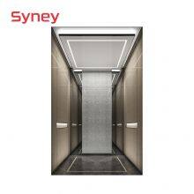 Wholesale Commercial Elevator Factory Luxury Mansions Golden Mirror Stainless Steel Home Lift Passenger Elevators With Safe Touchless Button thumbnail-4