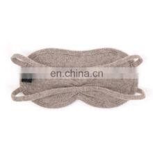 Striped Soft and Luxury Cashmere Travel Eye Mask thumbnail-3