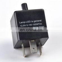 CF13 12V 3-Pin LED Adjustable Car Flasher Flash Relay For Turn Signal Light 40A thumbnail-5